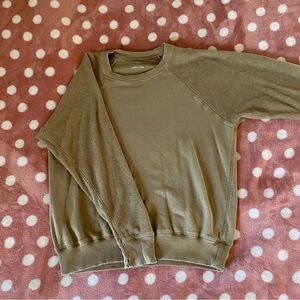 Aerie Tan Crewneck